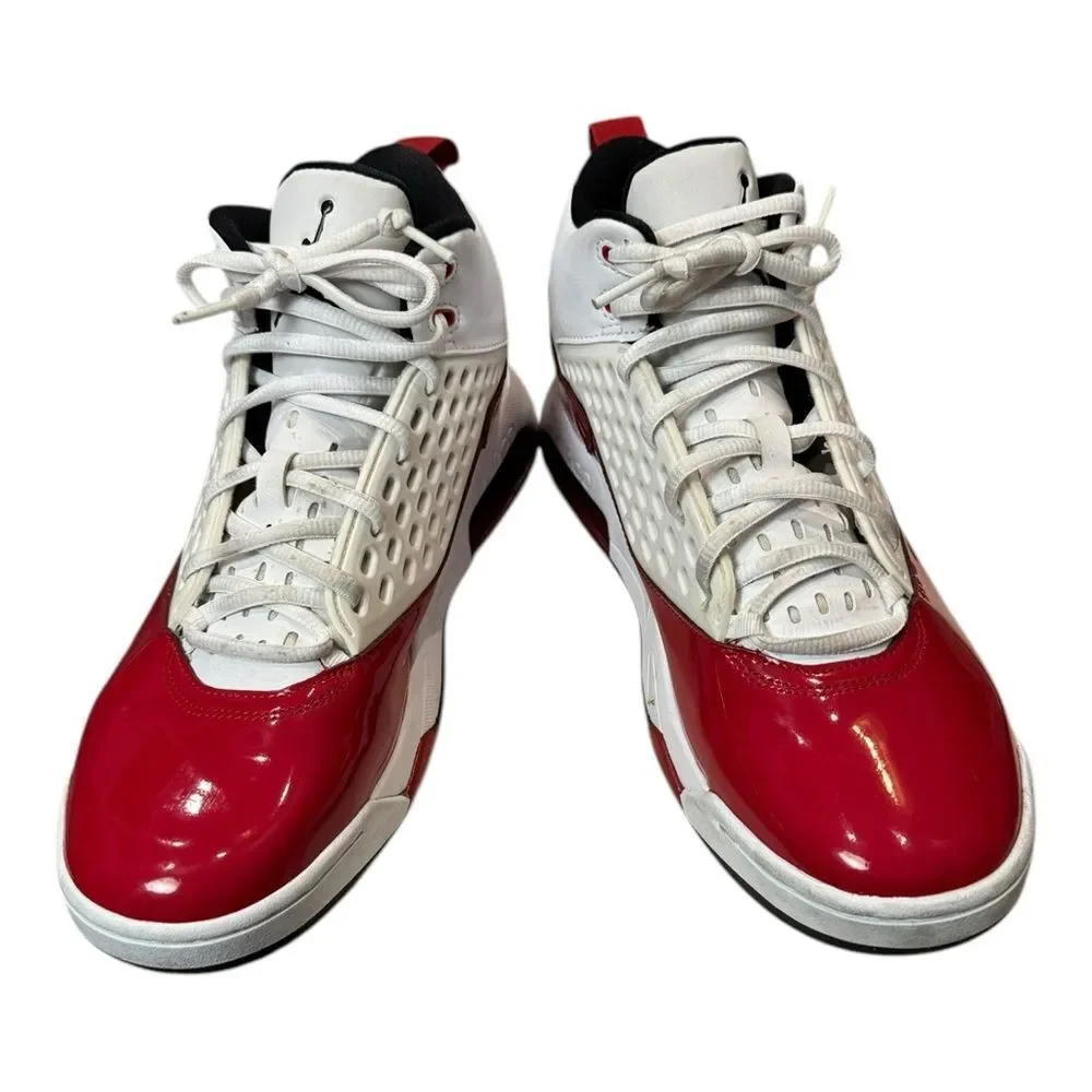 Nike Air Jordan Men's Maxin 200 White Gym Red CD6107-106 Sneakers 10